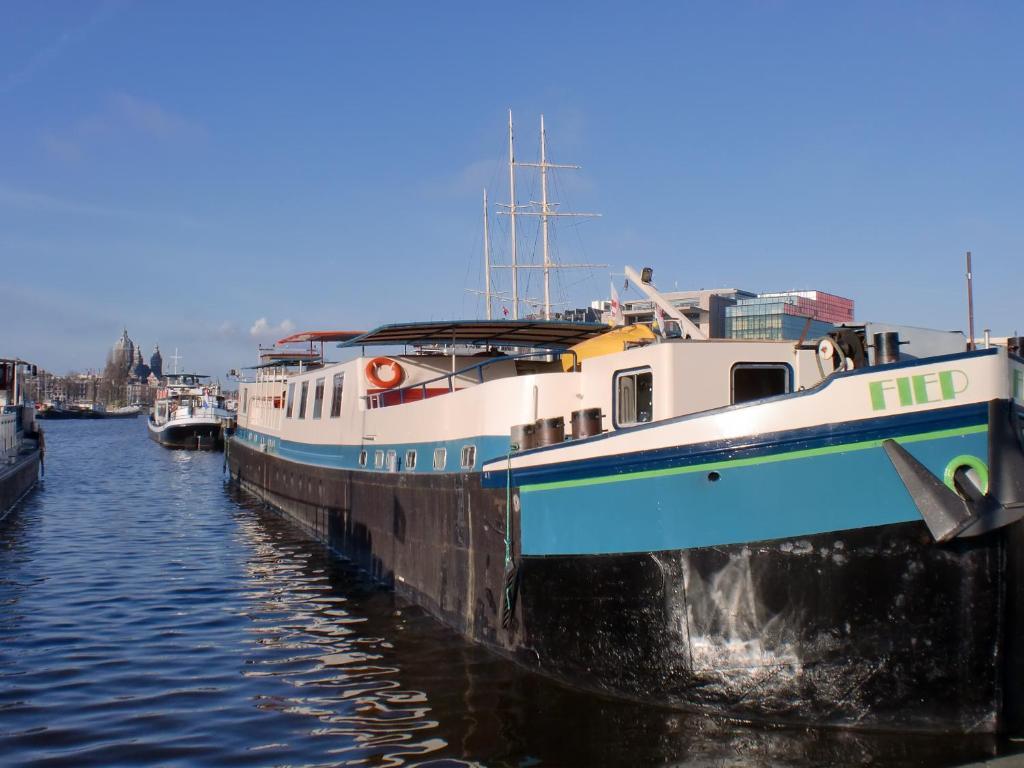 Hotelboat Fiep Amsterdam Eksteriør bilde