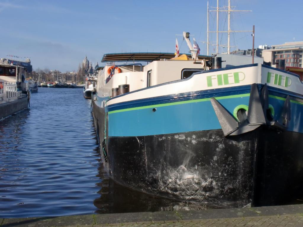 Hotelboat Fiep Amsterdam Eksteriør bilde